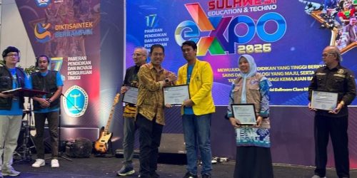 Prof Abdul Rahman Rahim Antar UT Makassar Raih Juara Stand Terbaik di Expo Pendidikan